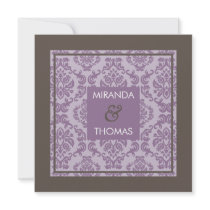 ENGAGEMENT INVITATIONS :: damask colors 7 by edgeplus ENGAGEMENT INVITATIONS :: damask colors 7