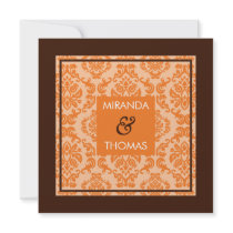 ENGAGEMENT INVITATIONS :: damask colors 8 by edgeplus ENGAGEMENT INVITATIONS :: damask colors 8