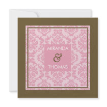 ENGAGEMENT INVITATIONS :: damask colors 9 by edgeplus ENGAGEMENT INVITATIONS :: damask colors 9