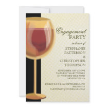 Engagement Party Elegant Wine Themed Invitation