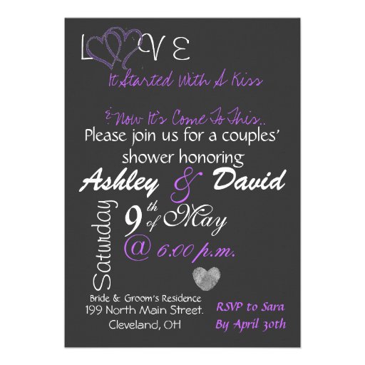 Engagement Party Invitation!