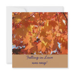 Engagement Party! invitation Autumn Leaves Cards