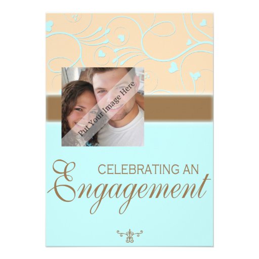 Engagement Party Invitations With Photo
