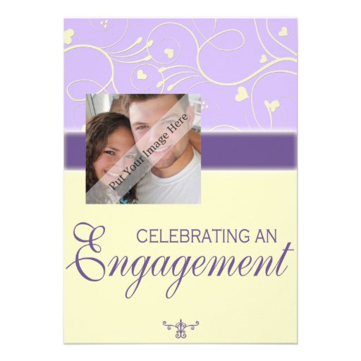 Engagement Party Invitations With Photo