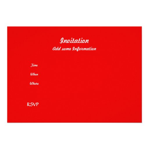 Engagement red Heart  Invitation