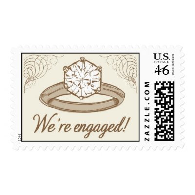 Engagement Ring 1-Gold by Ceci New York Postage