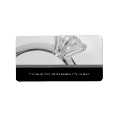 Engagement Ring Address Labels