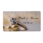 Engagement Ring and Pearls Wedding Stickers