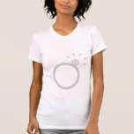 Engagement Ring and TEAM BRIDE on the back T Shirt