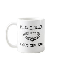 Engagement Ring Bling mugs