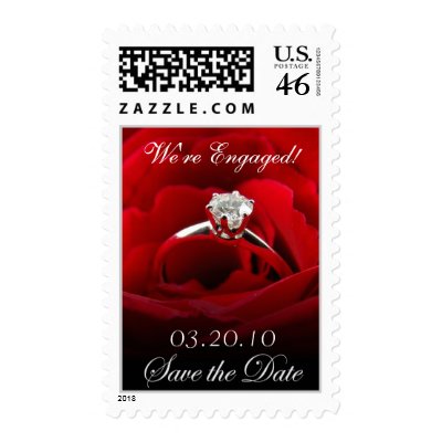 Engagement Save the Date Wedding Postage