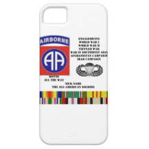 Engagements of  the 82nd  airborne division iPhone 5 cover