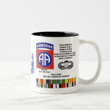 Engagements of  the 82nd  airborne division coffee mug