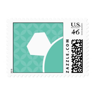 Engaging Pattern Postage Stamp