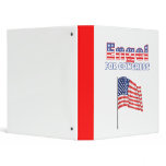 Engel for Congress Patriotic American Flag binders