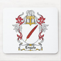 Engels Family Crest mousepads by coatsofarms Engels Family Crest mousepads