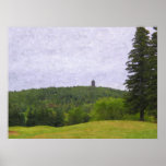 Enger Tower from golf course-Painting Print