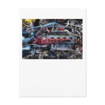 Engine - Car Intestines postcards