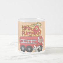 Engine Little Fireman African American Tshirts Mug