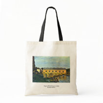 Engine Of The Pump In Marly By Sisley Alfred Canvas Bag