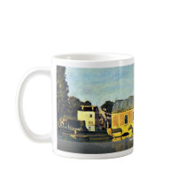 Engine Of The Pump In Marly By Sisley Alfred Coffee Mugs