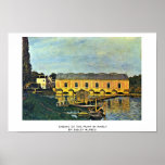 Engine Of The Pump In Marly By Sisley Alfred posters