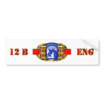 ENGINEER 12B 18TH AB CORPS bumper stickers by sapperzulu ENGINEER 12B 18TH AB CORPS bumper stickers