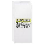 Engineer At Work Custom Rack Cards