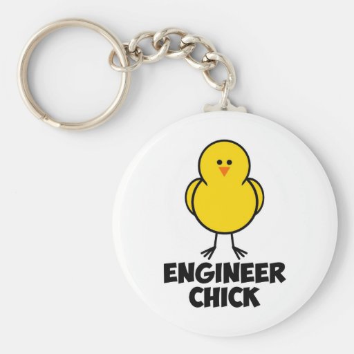 Engineer Chick Key Chain