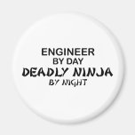 Engineer Deadly Ninja by Night Fridge Magnet