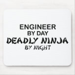 Engineer Deadly Ninja by Night Mouse Mats