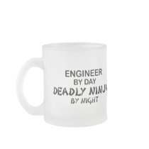 Engineer Deadly Ninja by Night Coffee Mugs