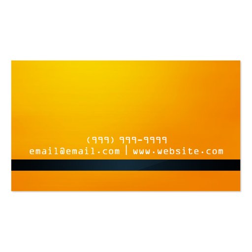 Engineer, Engineering Architect Business Card (back side)