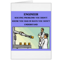 engineer engineering joke greeting cards