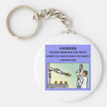engineer engineering joke keychain