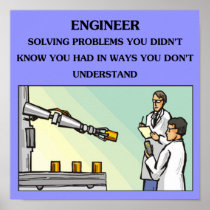 engineer engineering joke posters
