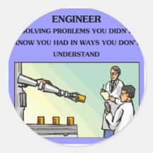 engineer engineering joke sticker