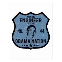 Engineer Obama Nation Postcards