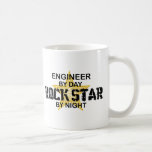 Engineer Rock Star by Night Coffee Mug