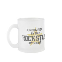 Engineer Rock Star by Night Coffee Mugs