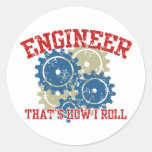 Engineer Round Stickers