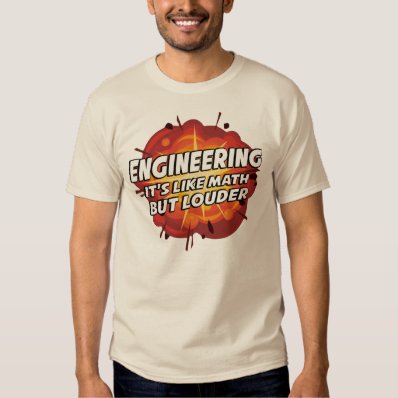 Engineering - It&#39;s Like Math But Louder T Shirt