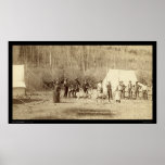 Engineers Corps in front of Tents SD 1889 Posters