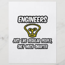 Engineers...Regular People, Only Smarter Custom Flyer
