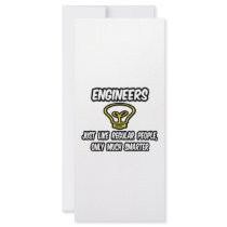 Engineers...Regular People, Only Smarter Rack Card