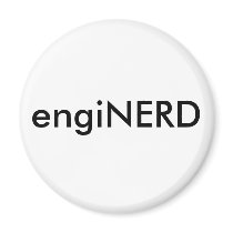 engiNERD Refrigerator Magnets