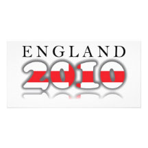 ENGLAND 2010 CUSTOM PHOTO CARD