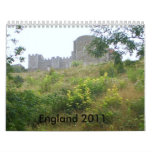 England 2011 wall calendar