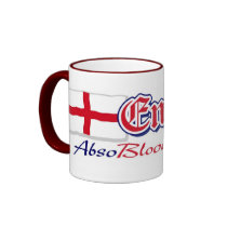 England Absobloodylutely 5 mugs by mudgestudios England Absobloodylutely 5 mugs