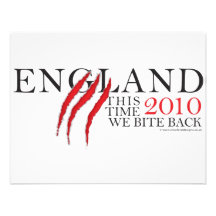 England Bite T-Shirt Invitations